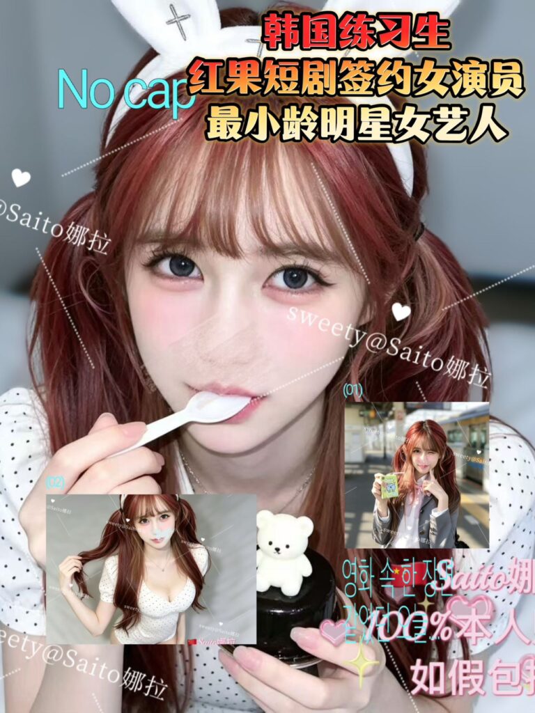 周日起!光速闪4️⃣日⚡️【🇨🇳Saito娜拉】🔱Sweety首次合作最小龄女艺人❗️红果短剧签约女演员👍顶级白幼嫩‼️06年末出生❗️刚满19❗️如假包换🉑查ID❗️