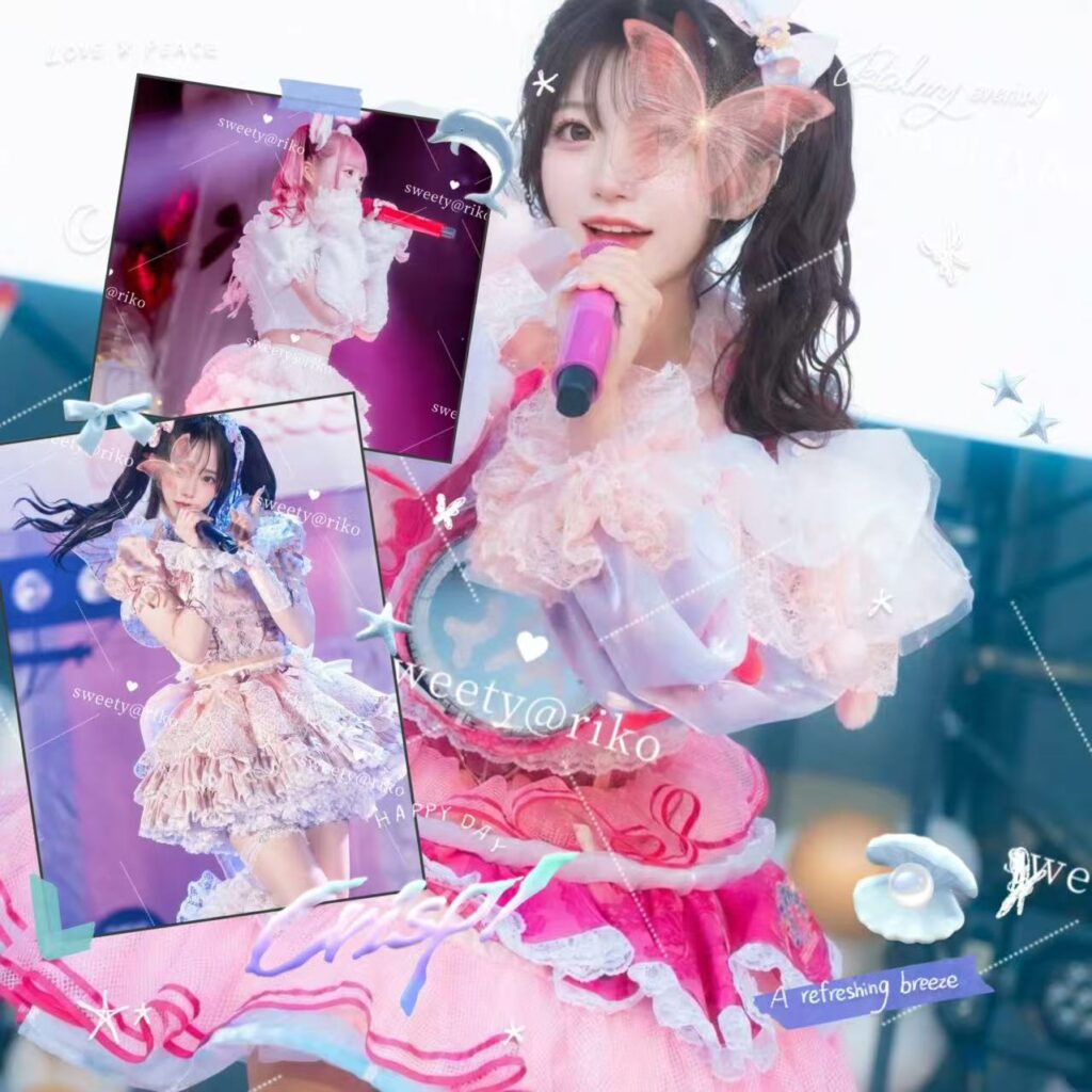 【🇯🇵Riko莉子】🔱日本超人气偶像Idol❗️团体里的粉色担当🎀白瘦嫩!性格爆炸好!善谈!粘人!可爱度爆棚❗️😍